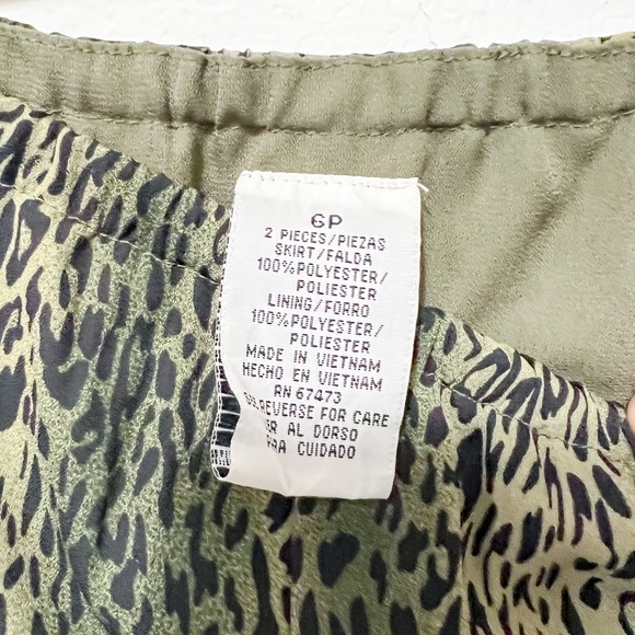 Y2K Vintage Cheetah Print Skirt Set Size Small/Medium - Picture 8 of 8